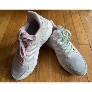 ADIDAS Gray/Pink Cloudfoam Ortholite Float Sneakers Mens sz 11